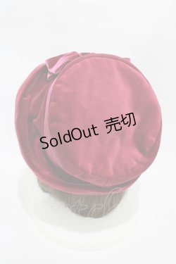 画像2: Jane Marple / ロイヤル別珍のハット  ボルドー H-25-11-01-1001-JM-AC-KB-ZH