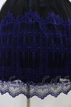 画像5: Moi-meme-Moitie / 燭台エンブレムゲートジャンパースカート  黒×青 H-25-11-01-1009-MO-OP-KB-ZH