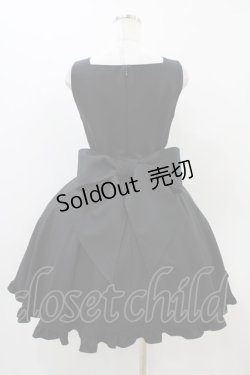 画像2: Moi-meme-Moitie / フリルジャンパースカート  ブラック H-25-11-01-1010-MO-OP-KB-ZH