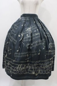 Melody BasKet / Ensemble Melodyスカート  ブラック H-25-11-01-1013-LO-SK-KB-ZH