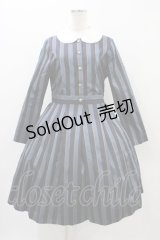 Jane Marple / Regimental stripe lycee onepice  ネイビー H-25-11-01-1014-JM-OP-KB-ZH