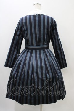 画像2: Jane Marple / Regimental stripe lycee onepice  ネイビー H-25-11-01-1014-JM-OP-KB-ZH