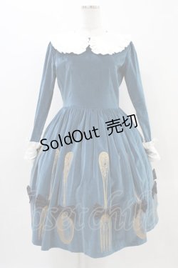 画像1: vierge vampur / Meal Timeワンピース  グリーン H-25-11-01-1015-0-OP-KB-ZH