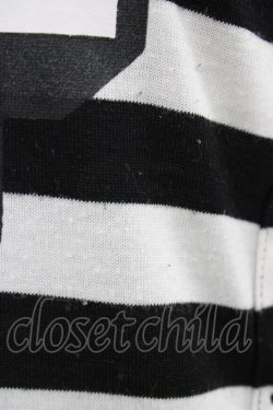 画像3: LISTEN FLAVOR / Unity Crossレースアップチュールドレス  黒×白 H-25-11-01-1020-PU-OP-KB-ZH