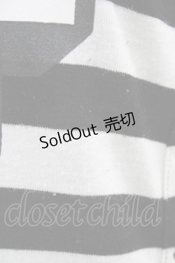 画像3: LISTEN FLAVOR / Unity Crossレースアップチュールドレス  黒×白 H-25-11-01-1020-PU-OP-KB-ZT390