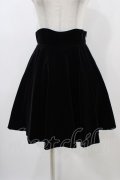 Jane Marple / 別珍フレアスカート  黒 H-25-11-01-1022-JM-SK-KB-ZH