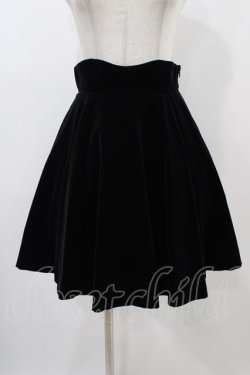 画像1: Jane Marple / 別珍フレアスカート  黒 H-25-11-01-1022-JM-SK-KB-ZH