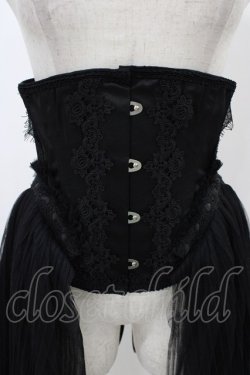 画像4: MR corset / サイドチュールコルセット  黒 H-25-11-01-1003-PU-ZA-KB-ZH