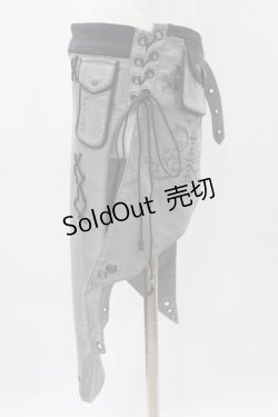 画像3: Ozz Croce / ラップオーバースカート  グレー H-25-11-01-1024-OO-SK-KB-ZH