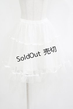 画像1: Angelic Pretty / ドットチュールパニエ Free オフ H-25-11-01-052-AP-SK-NS-ZH