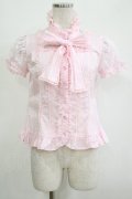 Angelic Pretty / ロマンティック立ち襟ボウタイブラウス Free ピンク H-25-11-01-054-AP-BL-NS-ZH