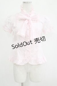 Angelic Pretty / ロマンティック立ち襟ボウタイブラウス Free ピンク H-25-11-01-054-AP-BL-NS-ZH