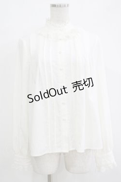 画像1: Cha Cha(海外ロリータブランド) / スタンドカラーブラウス M オフ H-25-11-01-055-PU-BL-NS-ZH