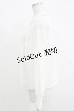 画像2: Cha Cha(海外ロリータブランド) / スタンドカラーブラウス M オフ H-25-11-01-055-PU-BL-NS-ZH