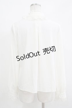 画像3: Cha Cha(海外ロリータブランド) / スタンドカラーブラウス M オフ H-25-11-01-055-PU-BL-NS-ZH