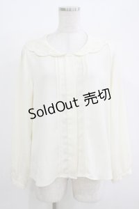 Fi.n.t / スカラップ刺繍襟ブラウス Free アイボリー H-25-11-01-056-CA-BL-NS-ZH