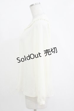 画像2: Fi.n.t / スカラップ刺繍襟ブラウス Free アイボリー H-25-11-01-056-CA-BL-NS-ZH