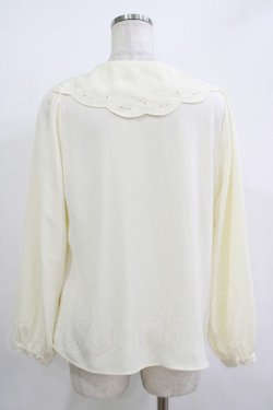 画像3: Fi.n.t / スカラップ刺繍襟ブラウス Free アイボリー H-25-11-01-056-CA-BL-NS-ZH