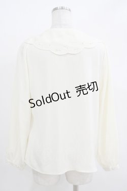 画像3: Fi.n.t / スカラップ刺繍襟ブラウス Free アイボリー H-25-11-01-056-CA-BL-NS-ZH
