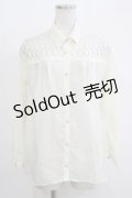 LIZ LISA / レース切替ブラウス Free 生成り H-25-11-01-057-LO-BL-NS-ZH