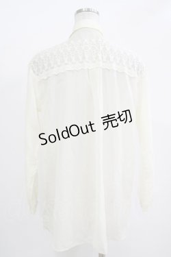 画像3: LIZ LISA / レース切替ブラウス Free 生成り H-25-11-01-057-LO-BL-NS-ZH