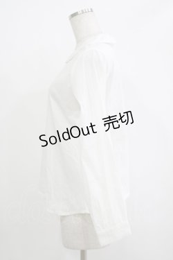 画像2: an another angelus / スカラップ衿フロントピンタックシャツ Free OFFWHITE H-25-11-01-058-CA-BL-NS-ZH