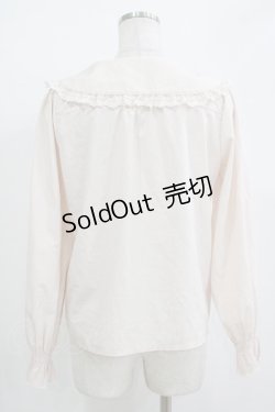 画像3: axes femme kawaii / ストロベリーフィールドブラウス M 生成り H-25-11-01-059-AX-BL-NS-ZH