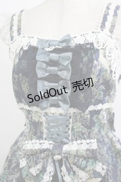 画像4: metamorphose / royalジャガードコルセット風ジャンパースカート サイズ1 ネイビー H-25-11-01-006-ME-OP-NS-ZH