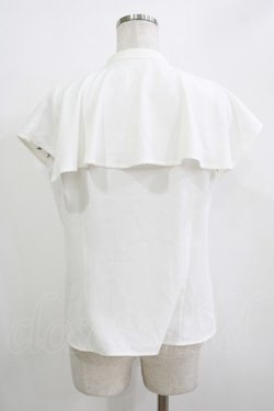 画像3: an another angelus / スクエアケープ衿ローズ刺繍ブラウス Free OFF WHITE H-25-11-01-063-CA-BL-NS-ZH