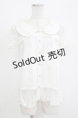 LIZ LISA / ドットチュールブラウス Free オフ H-25-11-01-064-LO-BL-NS-ZH