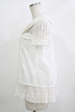 画像2: LIZ LISA / ドットチュールブラウス Free オフ H-25-11-01-064-LO-BL-NS-ZH