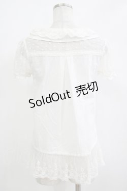 画像3: LIZ LISA / ドットチュールブラウス Free オフ H-25-11-01-064-LO-BL-NS-ZH