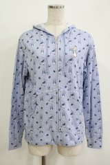 PINK HOUSE / モノトーンプリントピーターラビットパーカー 4（L） サックス H-25-11-01-066-LO-TO-NS-ZH