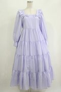 Maria pipi / リボン&ティアードドレス Free パープル H-25-11-01-007-EL-OP-NS-ZH