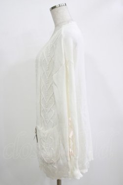 画像2: Amavel / ハートケーブルニットロングカーディガン Free オフ H-25-11-01-067-CA-TO-NS-ZH