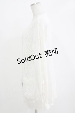 画像2: Amavel / ハートケーブルニットロングカーディガン Free オフ H-25-11-01-067-CA-TO-NS-ZH