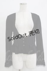 axes femme / ペプラムデザインボレロ M ブラック H-25-11-01-069-AX-TO-NS-ZH