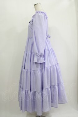 画像2: Maria pipi / リボン&ティアードドレス Free パープル H-25-11-01-007-EL-OP-NS-ZH