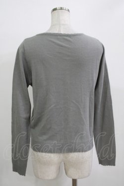 画像3: axes femme / アーガイルカーディガン M グレー H-25-11-01-070-AX-TO-NS-ZH