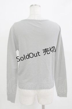 画像3: axes femme / アーガイルカーディガン M グレー H-25-11-01-070-AX-TO-NS-ZH