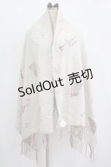 axes femme / チェック×フレンチ柄ストール  ピンク H-25-11-01-074-AX-ZA-NS-ZH