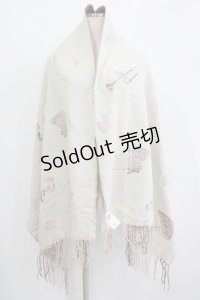 axes femme / チェック×フレンチ柄ストール  ピンク H-25-11-01-074-AX-ZA-NS-ZH