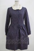 Fi.n.t / レジメンタルストライプワンピース Free ネイビー H-25-11-01-077-CA-OP-NS-ZH