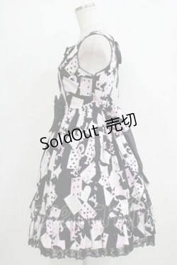 画像2: Angelic Pretty / トランプカーニバルジャンパースカート FREE ブラック H-25-11-01-078-AP-OP-YZ-ZH