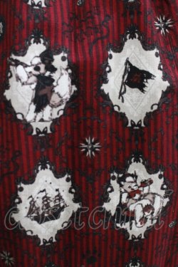 画像4: ALICE and the PIRATES / Captain Chrisの夢想〜新たな冒険への希望〜柄ジャンパースカート Free ボルドー H-25-11-01-001-PA-OP-NS-ZH