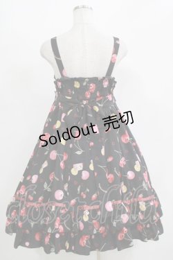 画像3: metamorphose / floating heart cherryベビードールジャンパースカート Free ブラック H-25-11-01-010-ME-OP-NS-ZH