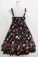 画像3: metamorphose / floating heart cherryベビードールジャンパースカート Free ブラック H-25-11-01-010-ME-OP-NS-ZH (3)