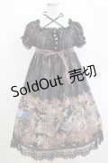 ALICE and the PIRATES / Victorian tear bottle柄ワンピース Free ブラック H-25-11-01-013-PA-OP-NS-ZH