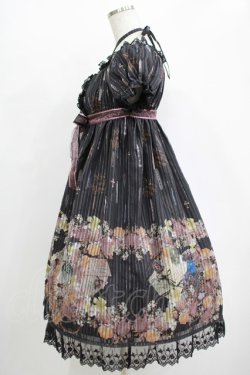 画像2: ALICE and the PIRATES / Victorian tear bottle柄ワンピース Free ブラック H-25-11-01-013-PA-OP-NS-ZH