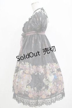 画像2: ALICE and the PIRATES / Victorian tear bottle柄ワンピース Free ブラック H-25-11-01-013-PA-OP-NS-ZH